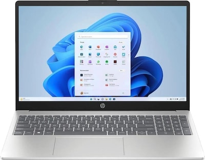HP 15.6 Touchscreen Laptop, Intel Core Ultra 5 225, 8GB RAM, 512GB SSD, Windows 11 Home, Natural Silver (D4JK5UA#ABA)