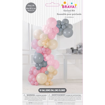 Party City Latex Balloon Garland Kit, Boho Warm, 90/Pack (AM111842)