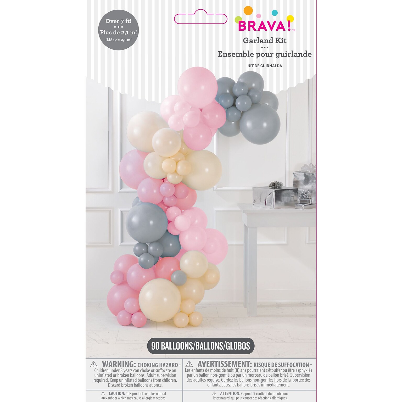 Party City Latex Balloon Garland Kit, Boho Warm, 90/Pack (AM111842)