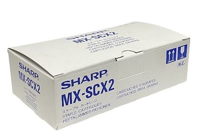 Sharp Genuine Staple Cartridge 3/Pack (MX-SCX2)