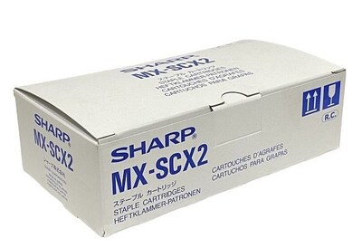 Sharp Genuine Staple Cartridge 3/Pack (MX-SCX2)