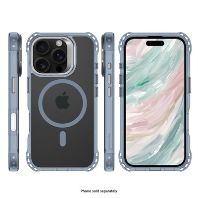 SaharaCase Venture-X MagSafe Phone Case for iPhone 16 Pro, Shock Absorbing, Oasis Blue (CP00669)