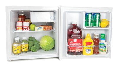 Igloo IRF16WH6A 1.6 Cu. Ft. Single Door Refrigerator with Freezer, White