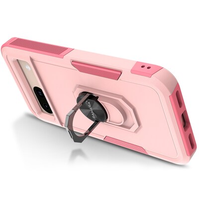 SaharaCase Raider Series Rugged Case for Google Pixel 8a, Shock Absorbing, Desert Rose (CP00574)