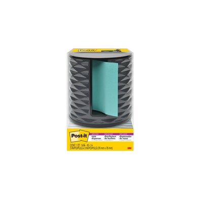 Post-it Pop-up Dispenser for 3 x 3 Notes, Black/Grey (ABS-330-B)
