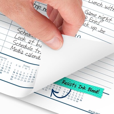 2027 AT-A-GLANCE Success 21.75" x 17" Monthly Desk Pad Calendar, White/Blue (ST24-00-27)