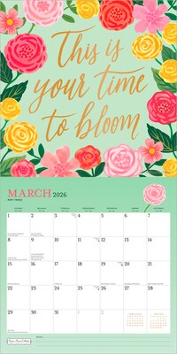 2026 Plato Bonnie Marcus 12" x 12" Monthly Wall Calendar (9798330701582)