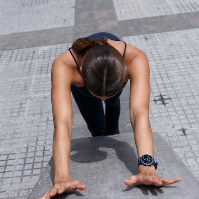 Cubitt AURA 2 Smart Watch, GPS, 36mm, Aluminum Case, Blue, Silicone Band (CT-AURA2-2)