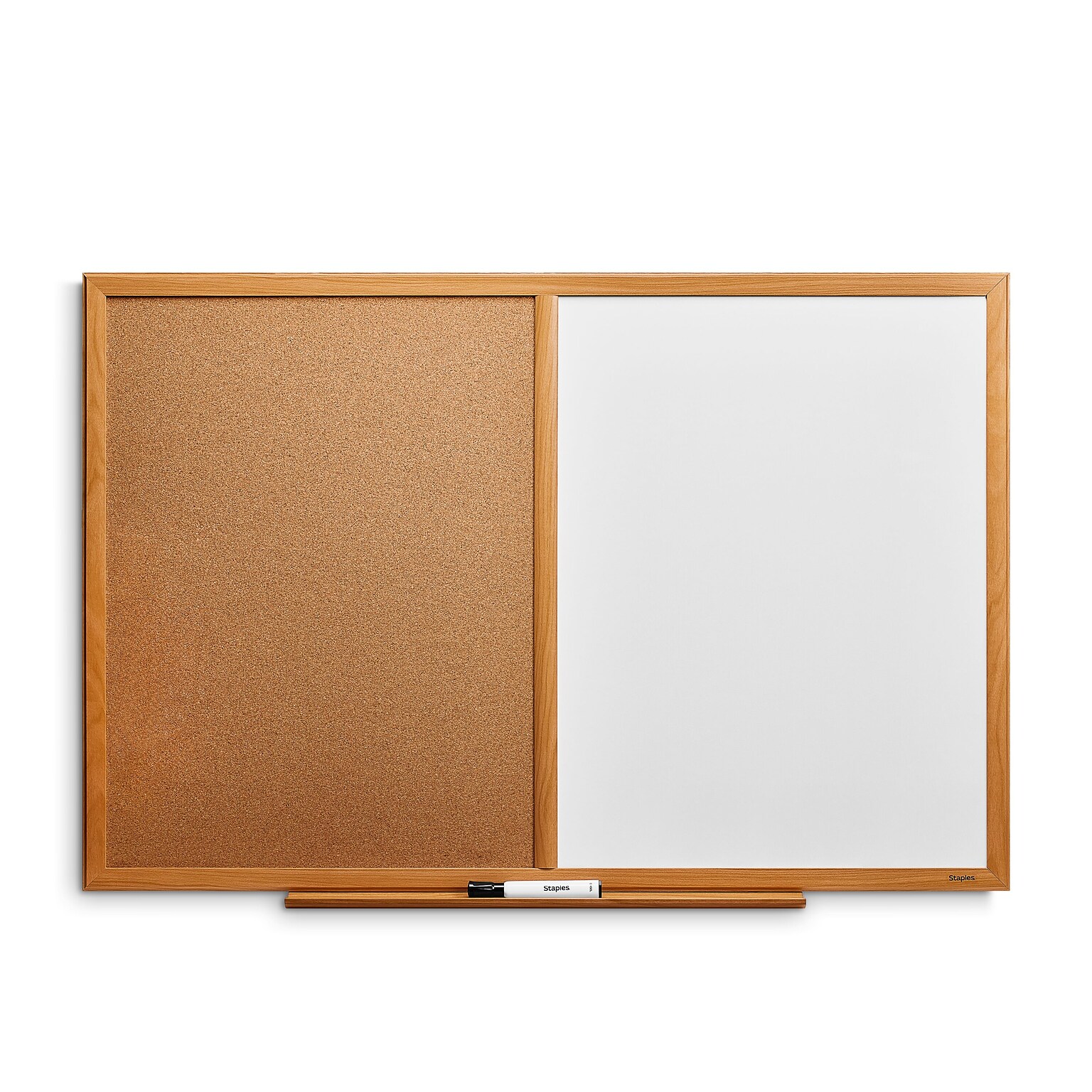 Staples Standard Cork & Dry Erase Whiteboard, 3 x 2 (28323-CC)