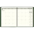 2024 AT-A-GLANCE Recycled 9 x 11 Monthly Planner, Green (70-260G-60-24)