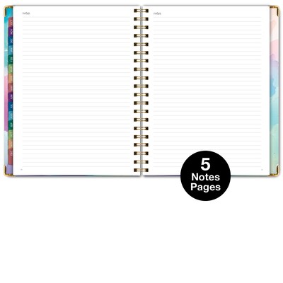 2027 Excello Brands 9" x 11" Weekly & Monthly Standard Planner, Paperboard Cover, Orchid (FSHN-CY27-8511-81)