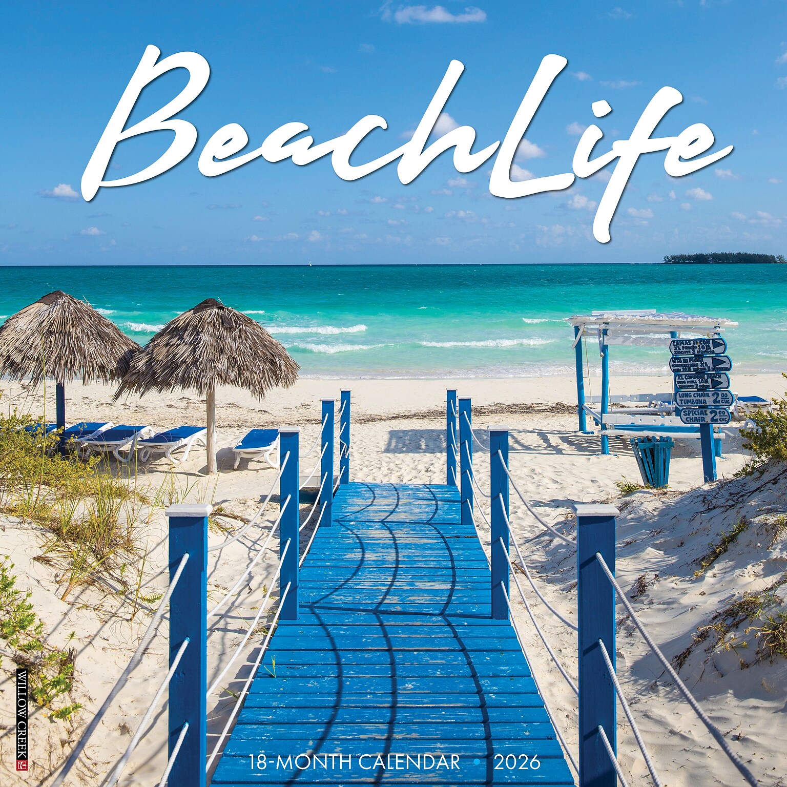2026 Willow Creek BeachLife 12 x 12 Monthly Wall Calendar (50125X)