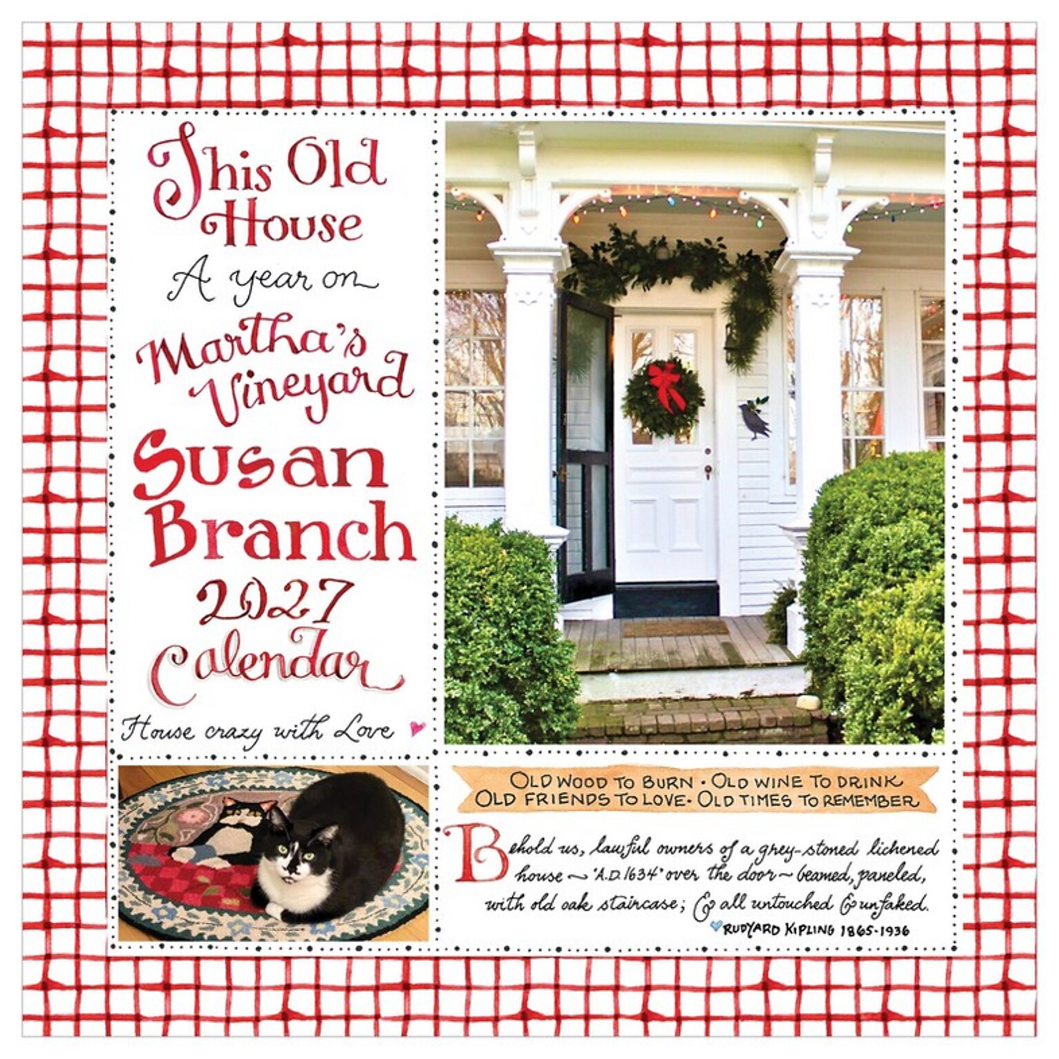 2027 TF Publishing Susan Branch 12 x 12 Monthly Wall Calendar, Multicolored (27-1120)