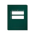 ComplyRight Double-Window Tax Presentation Folder, Emerald Green, 50/Pack (FG04)