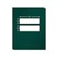 ComplyRight Double-Window Tax Presentation Folder, Emerald Green, 50/Pack (FG04)
