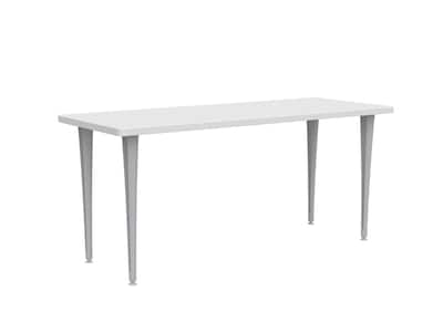 Safco Rumba Training Room Table, 24 x 60, Designer White (RBA6024PGSLDSWT)