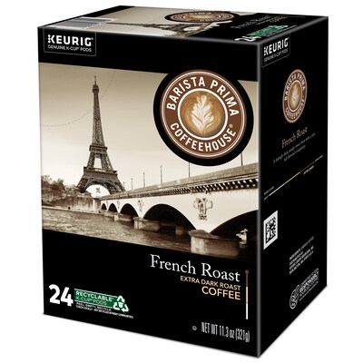 Barista Prima French Roast Coffee Keurig® K-Cup® Pods, Dark Roast, 96/Carton (6611CT)