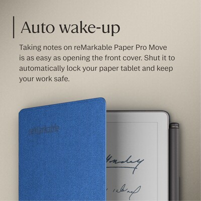 reMarkable Mosaic Weave Book Folio for 7.3" Paper Pro Move Paper Tablet, Cobalt (RM11A-1003NW)