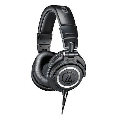 Audio-Technica M-Series Over-Ear Professional Monitor Headphones, Black (ATH-M50X)