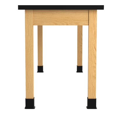 Diversified Woodcrafts School Classroom Rectangular Science Lab Table, 72" x 24", Oak (P7306K30N)