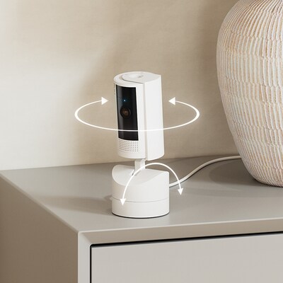 Ring Pan-Tilt Indoor Wired Security Camera, White (B0CG2VS5FD)