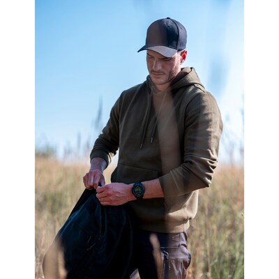 Garmin Instinct 3 Tactical Edition Solar GPS Smartwatch with Silicone Band, Black, 45mm (010-02934-50)