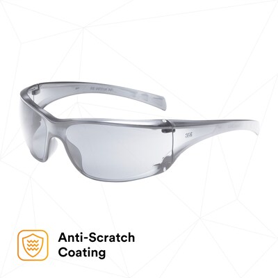 3M Virtua Safety Glasses, Clear Lens, 20/Carton (11847-00000-20)