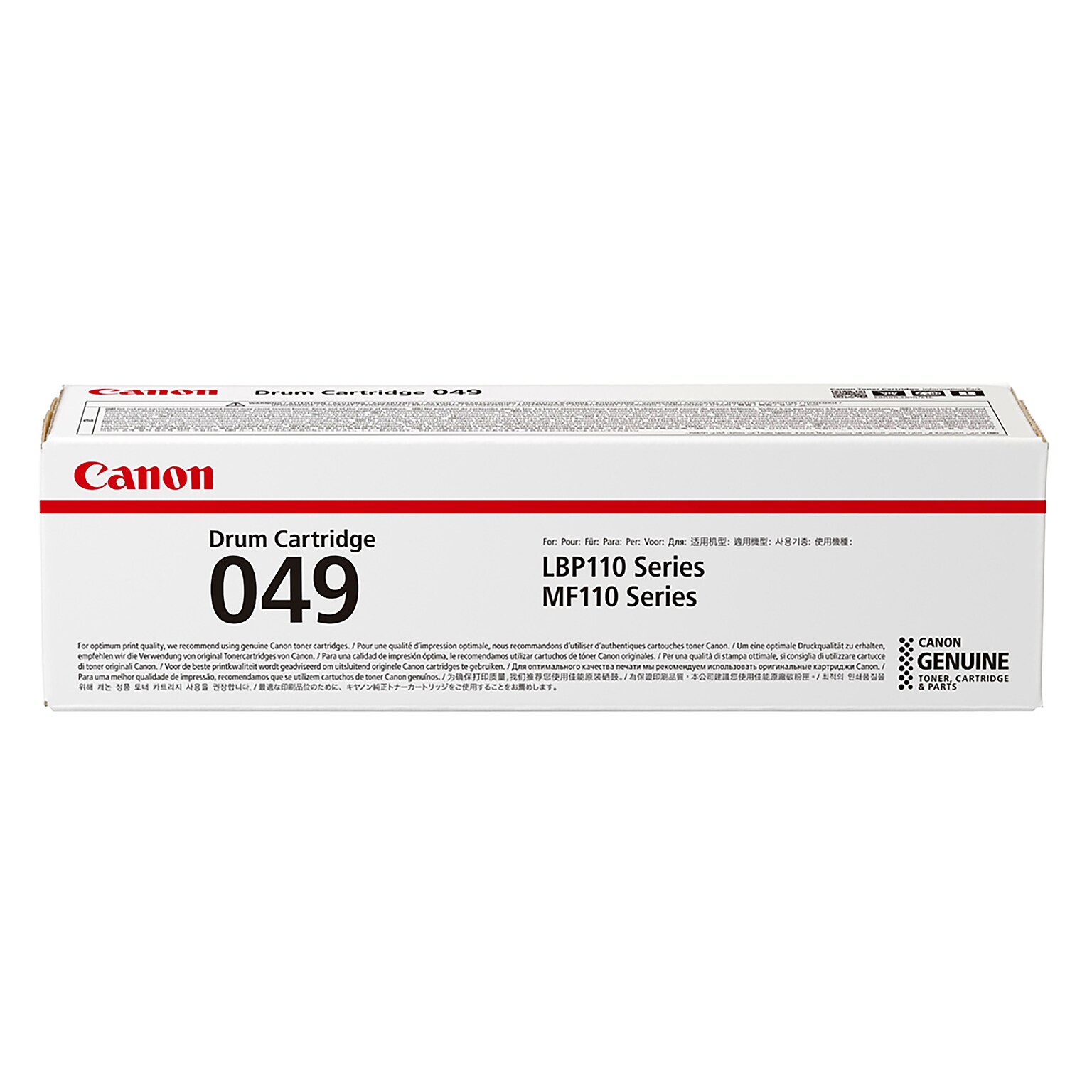 Canon 049 Black Standard Yield Drum Unit, Prints Up to 12,000 Pages (2165C001)