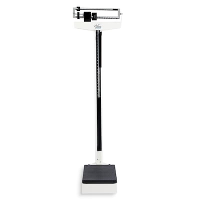 Viva Comfort ME904 Mechanical Physician Weight & Height Scale, White, 440 lbs. Capacity (ADIME904-02-MK)