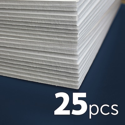 Flipside Foam Board, 24" x 18", White, 25/Pack (18240-25)
