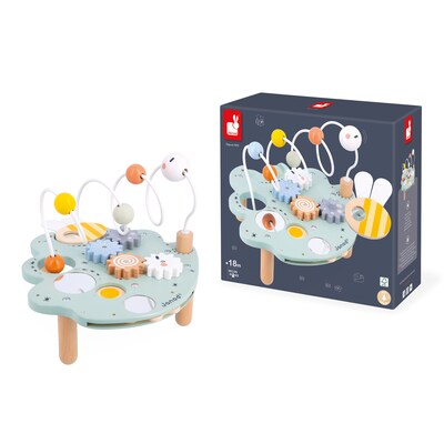 Janod Sweet Cocoon Multi-Activity Leaf Station, Multicolored (JND04056)