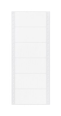 Avery Computer Labels, Dot Matrix Labels and Pin-Feed Labels, 1-15/16" x 4", White, 5,000 Labels/Pack (4022)
