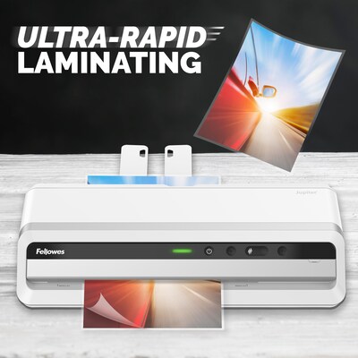 Fellowes Jupiter 125 Thermal & Cold Laminator, 12.5" Width, White (5746301)