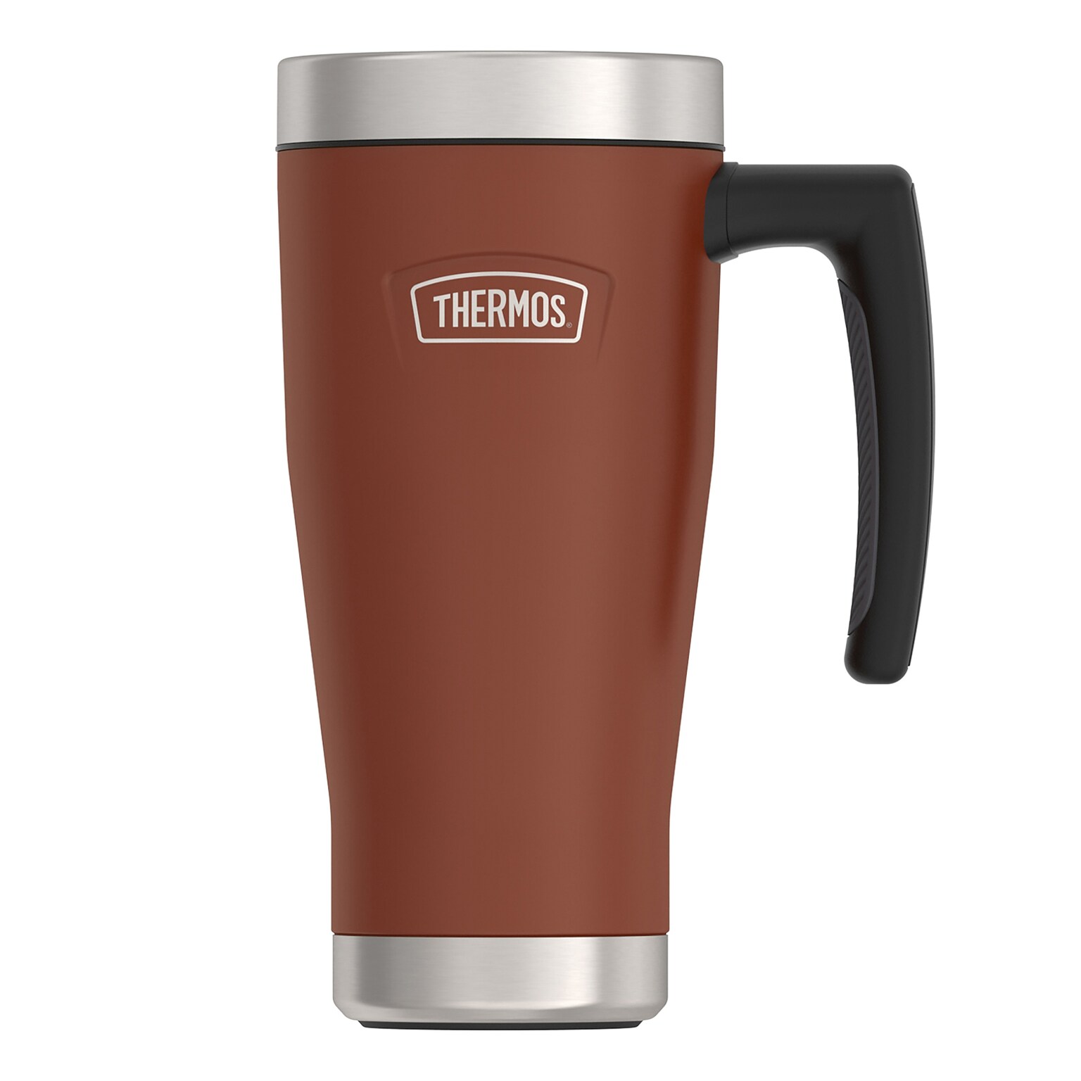 Thermos Icon Stainless Steel Vacuum Insulated Travel Mug, 16 oz., Saddle, (THRIS1002SD4)