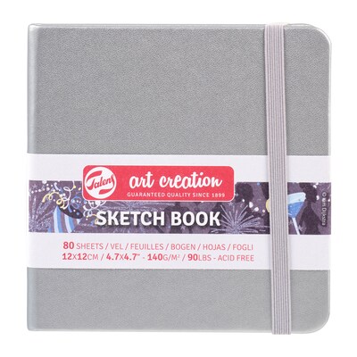 Talens Art Creation 4.7 x 4.7 Sketch Book, 80 Sheets/Book, 5/Bundle (TLN9314044M-5)