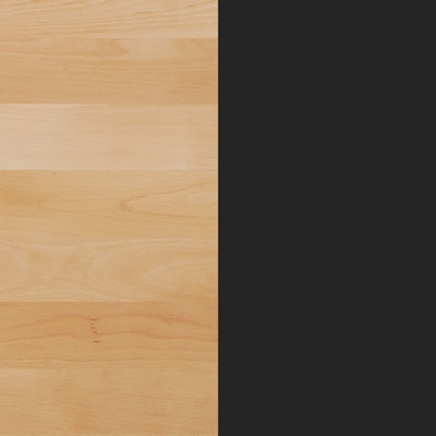 Flash Furniture Bennett 30" Round Wooden Dining Table, Natural Top/Black Base (GSFRD30NTT2222)