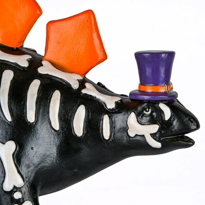 National Tree Company 12" Halloween Black Dinosaur Tabletop Decor (HH75-203260ZBK1)