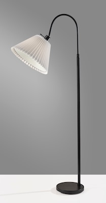 Adesso Thalia 58.5" Black Floor Lamp with Empire Shade (SL2614-01)