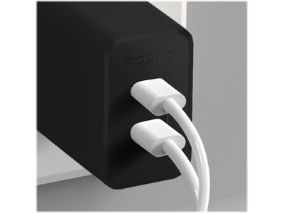 Mophie Speedport 45 2-Port GaN Wall Charger, Black (409909298)