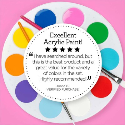 Apple Barrel Acrylic Paint Matte, 8oz., Caribbean, 6/Pack (APP2613E-6)