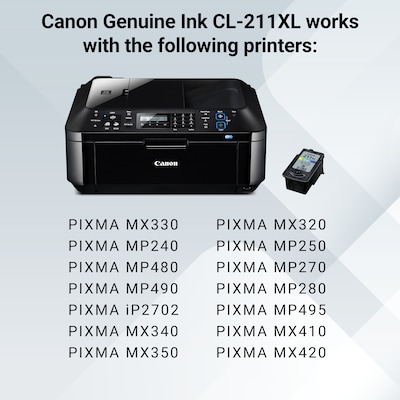 Canon CL-211 XL Tri-Color High Yield Ink Cartridge (2975B001)
