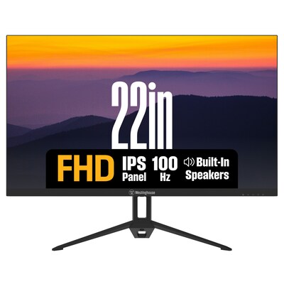 Westinghouse 22 FHD 100Hz LED Adaptive-Sync Monitor, HDR, Built-In Speakers, Black (WH22FA9600)