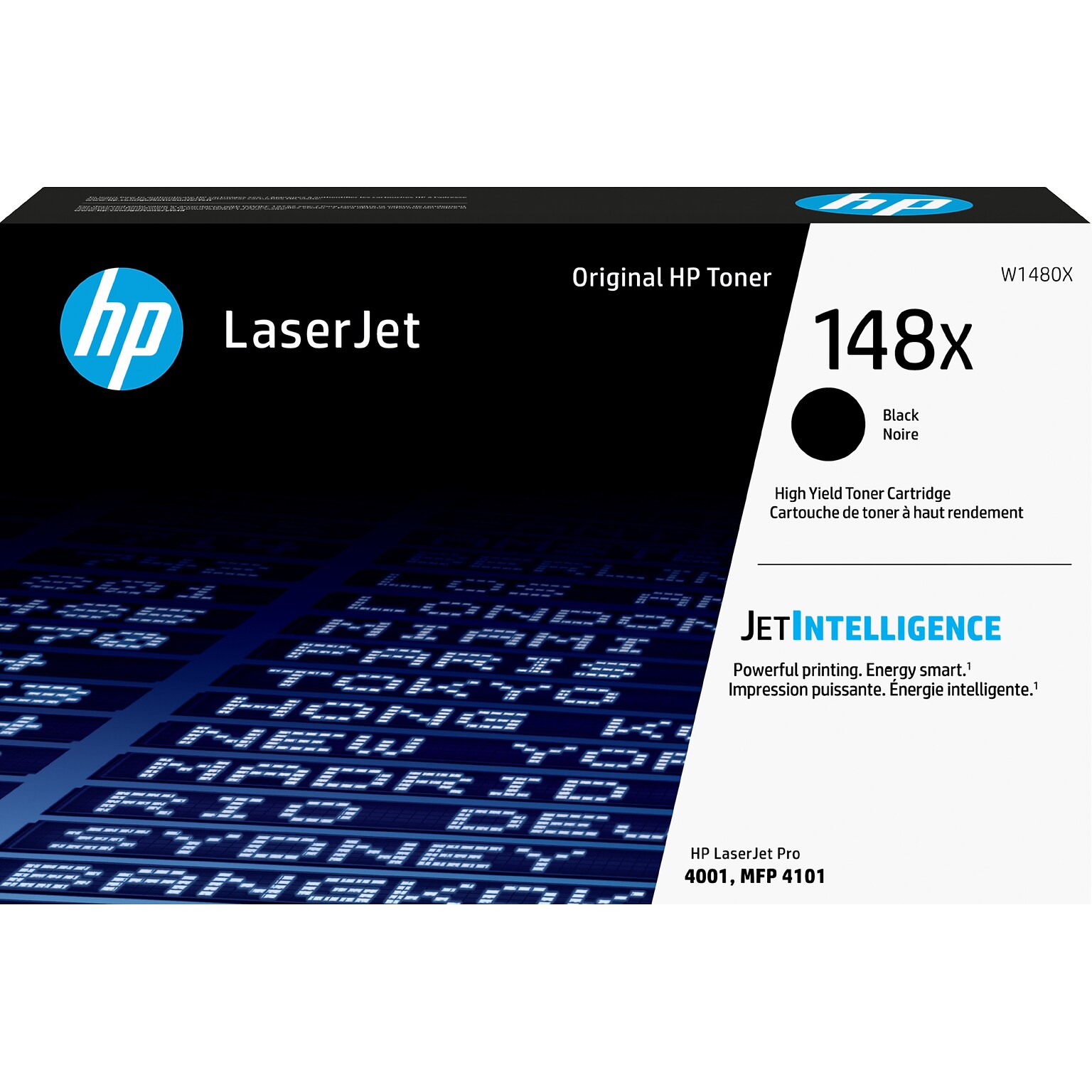 HP 148X Black High Yield Toner Cartridge, Prints Up to 9,500 pages (W1480X)