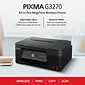 Canon PIXMA G3270 BK MegaTank Wireless All-in-One Inkjet Printer (5805C002)