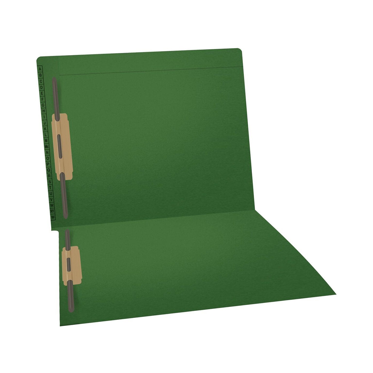 Medical Arts Press Kardex Match Reinforced End Tab File Folder, Letter-Size, Green, 50/Box (F1180-GRN)
