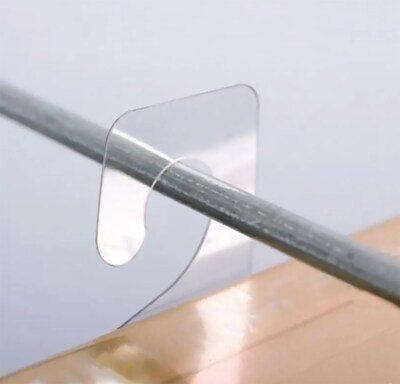 Nahanco Pressure Sensitive Package Hangers, 100/Carton (PS1100)