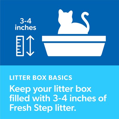 Fresh Step Simply Unscented Clumping Litter, 25 lb. Box (30682)
