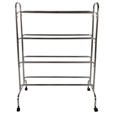 Champion Sports 4 Tier Portable Ball Cart, Silver (CHSBRC4)