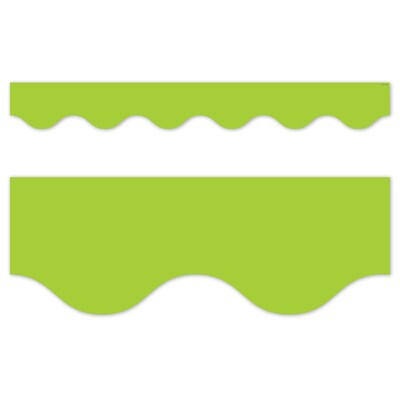 Creative Teaching Press Core Decor EZ Border, 3 x 2, Lime Wavy, 24/Pack, 3 Packs/Bundle (CTP11064-3)