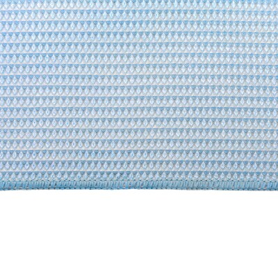 Hospeco Waffle Scrubbing Microfiber Multipurpose Cloths, 16" x 16", 12 Cloths/Pack, Blue (MFCWA3351616BL)
